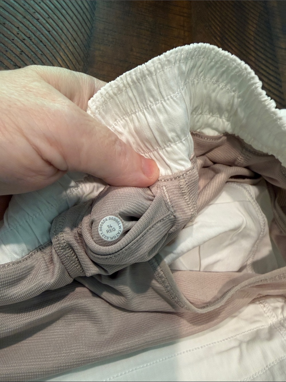 lululemon athletica Women's White Athletic Shorts - Picture 3 of 3